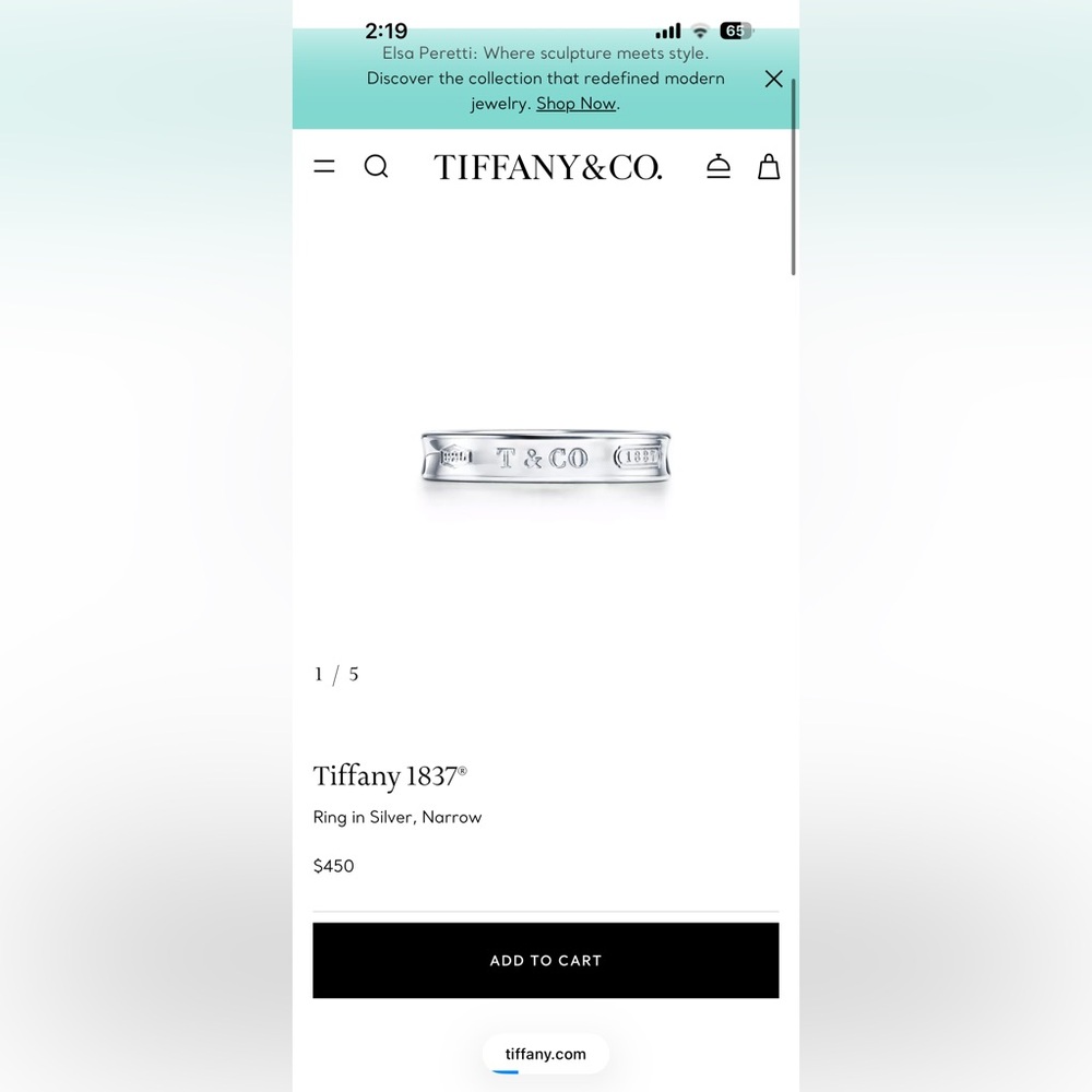 Tiffany & Co ring